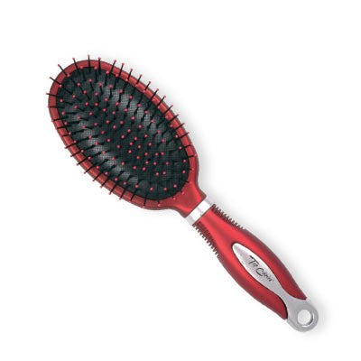 Top Choice Hair accessories Silver and burgundy wide brush | Vaistine1.lt | WestPharmacy.eu