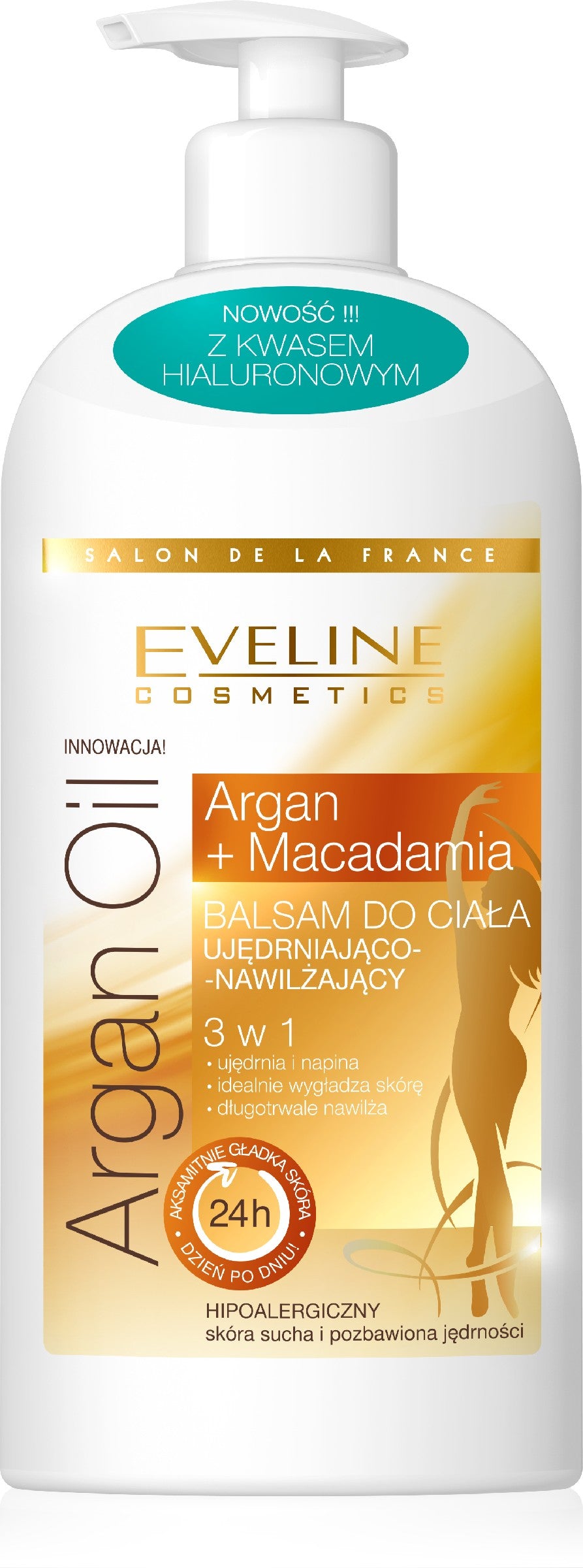 Eveline Salon De La France Firming and moisturizing body lotion 3in1 Argan Oil & Macadamia 350ml | Vaistine1.lt | WestPharmacy.eu