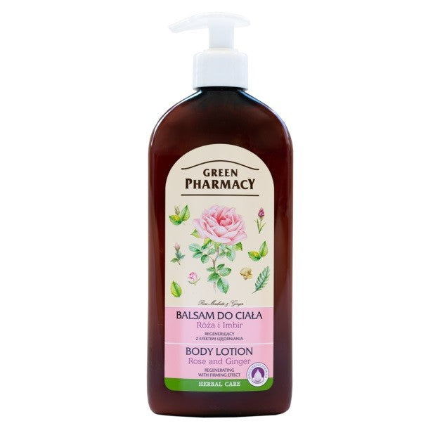 Green Pharmacy Regenerating body balm Rose and Ginger 500ml | Vaistine1.lt | WestPharmacy.eu