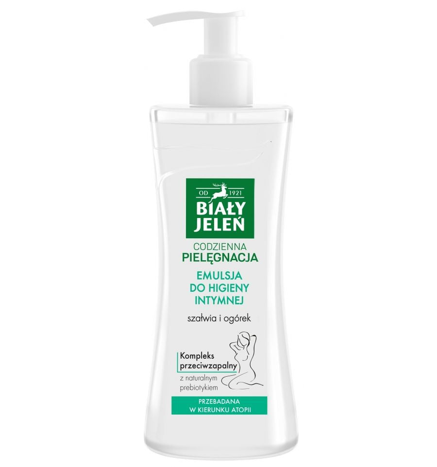 White Stag Premium Intimate Hygiene Emulsion sage and cucumber 265ml | Vaistine1.lt | WestPharmacy.eu