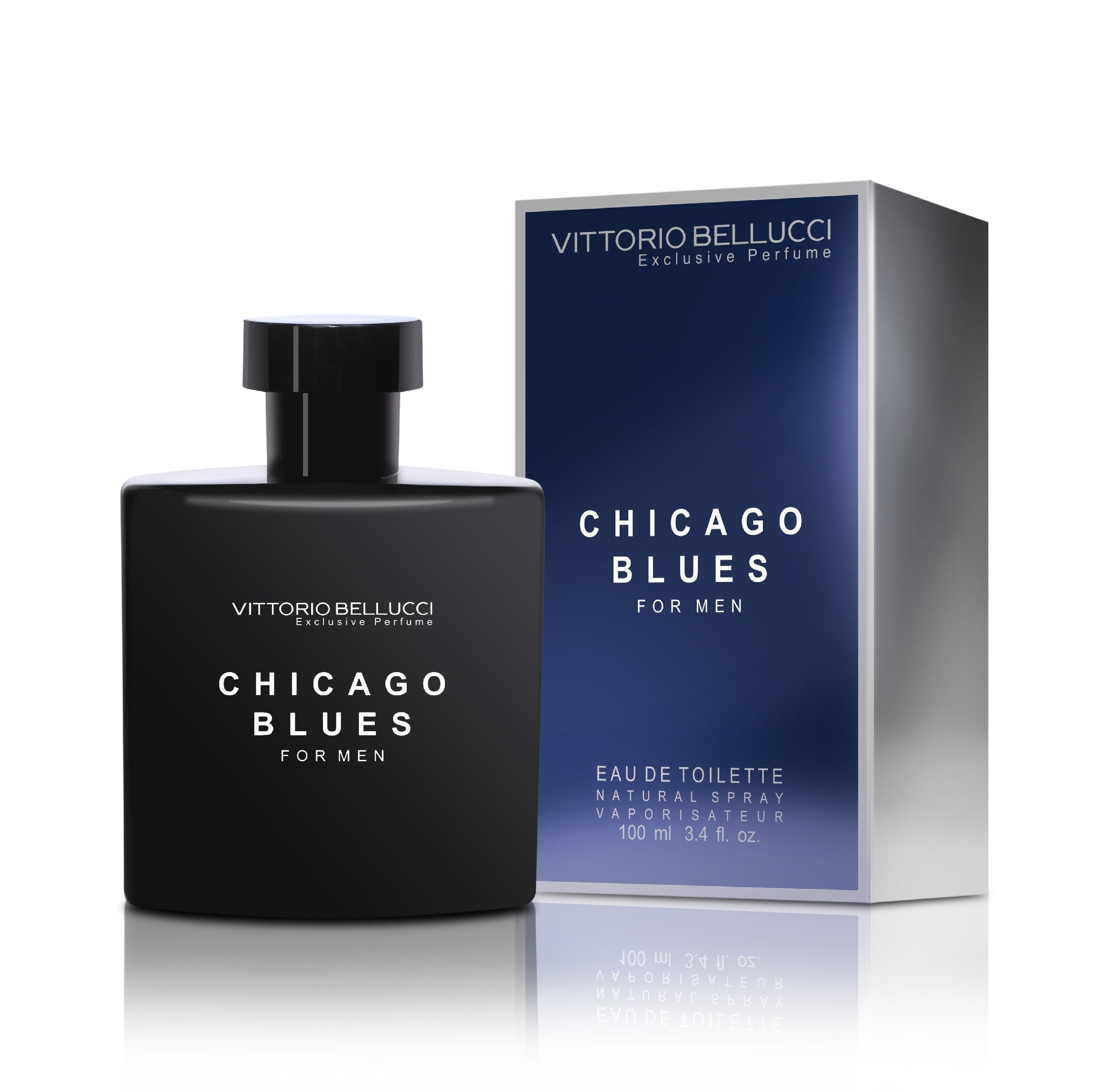 Vittorio Bellucci Eau de Toilette 07 - Chicago Blues 100ml | Vaistine1.lt | WestPharmacy.eu