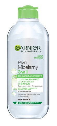 Garnier Essentials Micellar Water for Normal and Combination Skin 3in1 400ml | Vaistine1.lt | WestPharmacy.eu