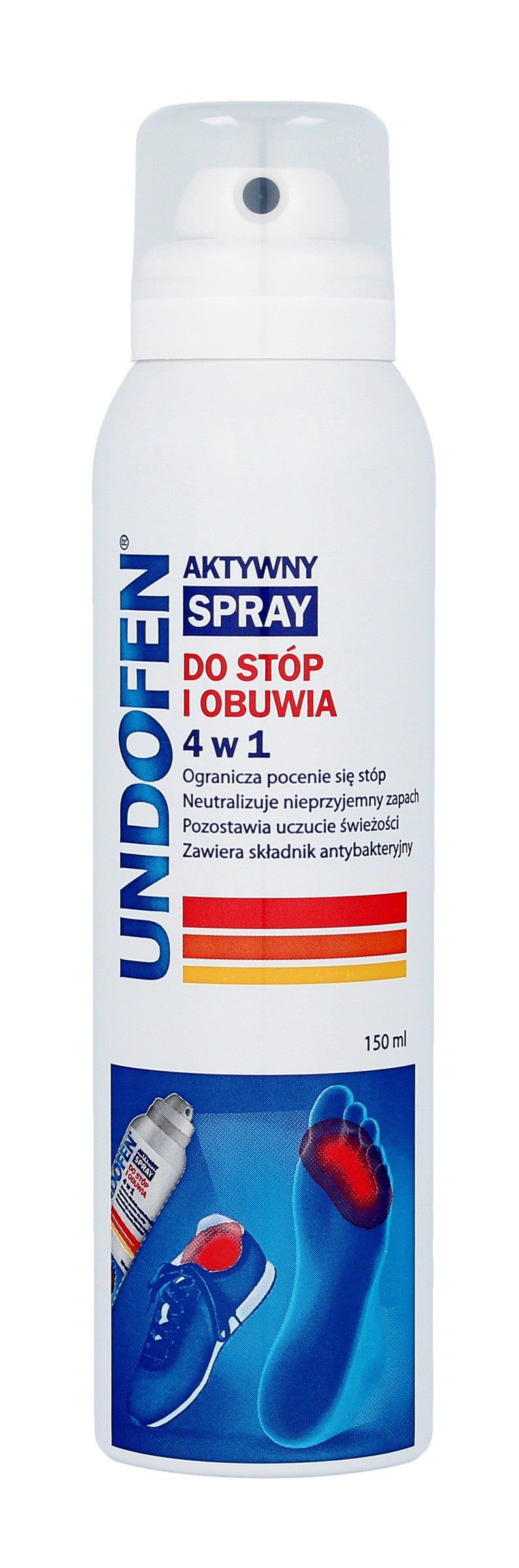 Undofen Active spray for feet and shoes 4in1 150ml | Vaistine1.lt | WestPharmacy.eu