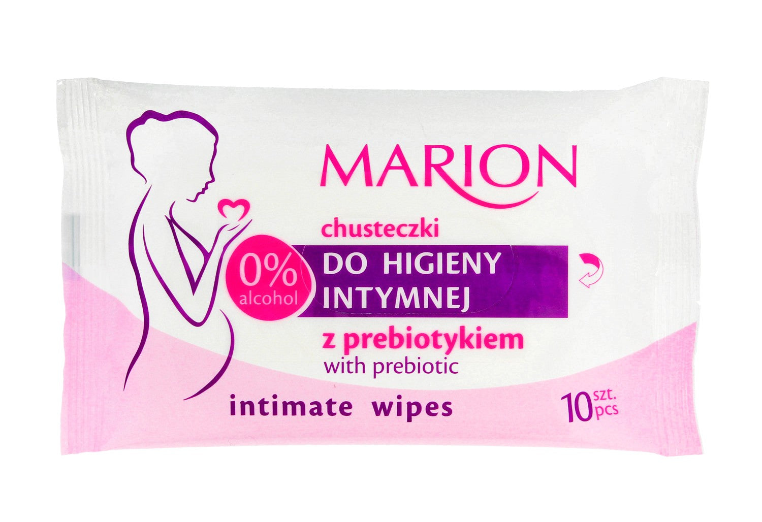 Marion Intimate Hygiene Wipes with Prebiotic 1op-10pcs | Vaistine1.lt | WestPharmacy.eu