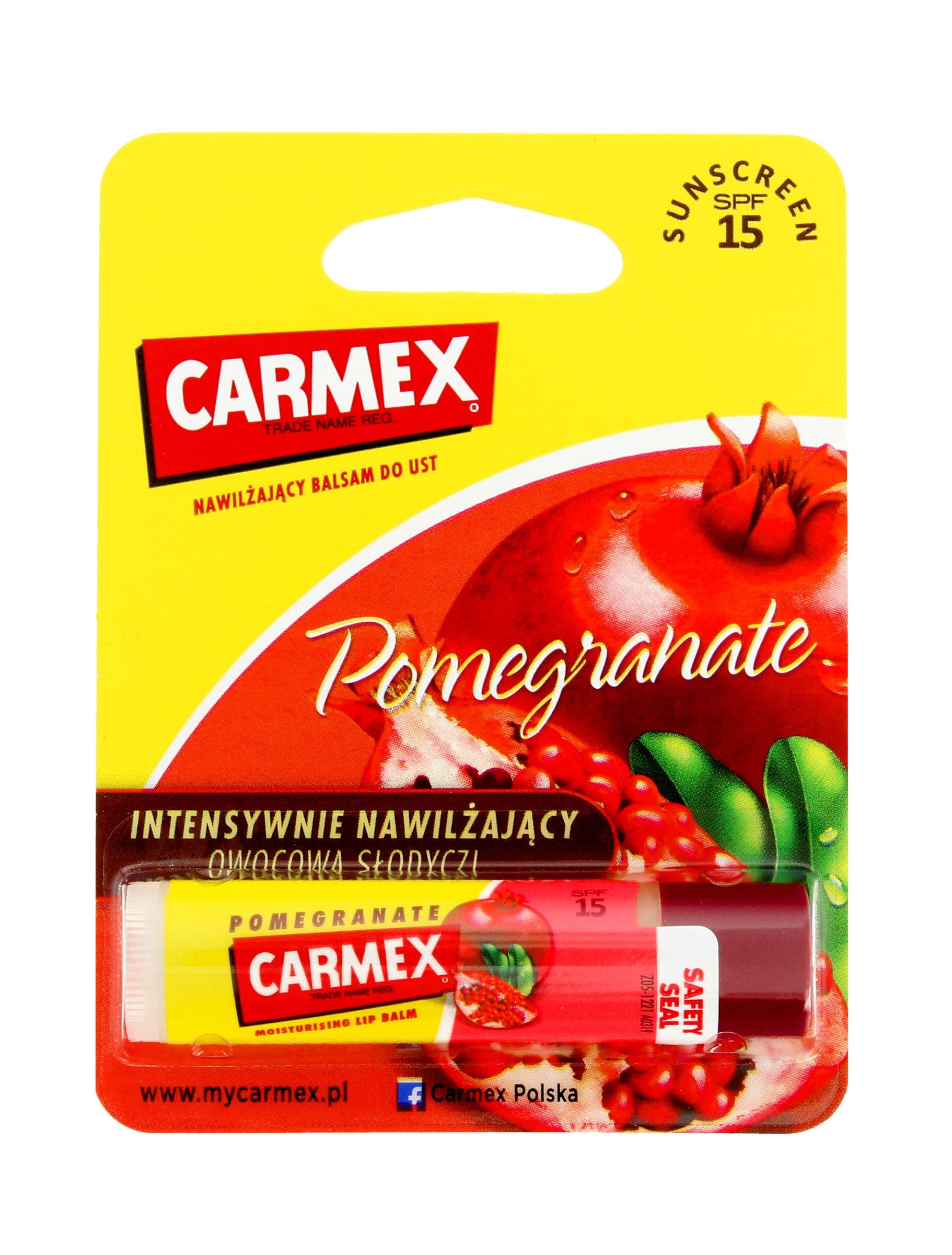 Carmex Protective lipstick stick Pomegranate 4.25g | Vaistine1.lt | WestPharmacy.eu