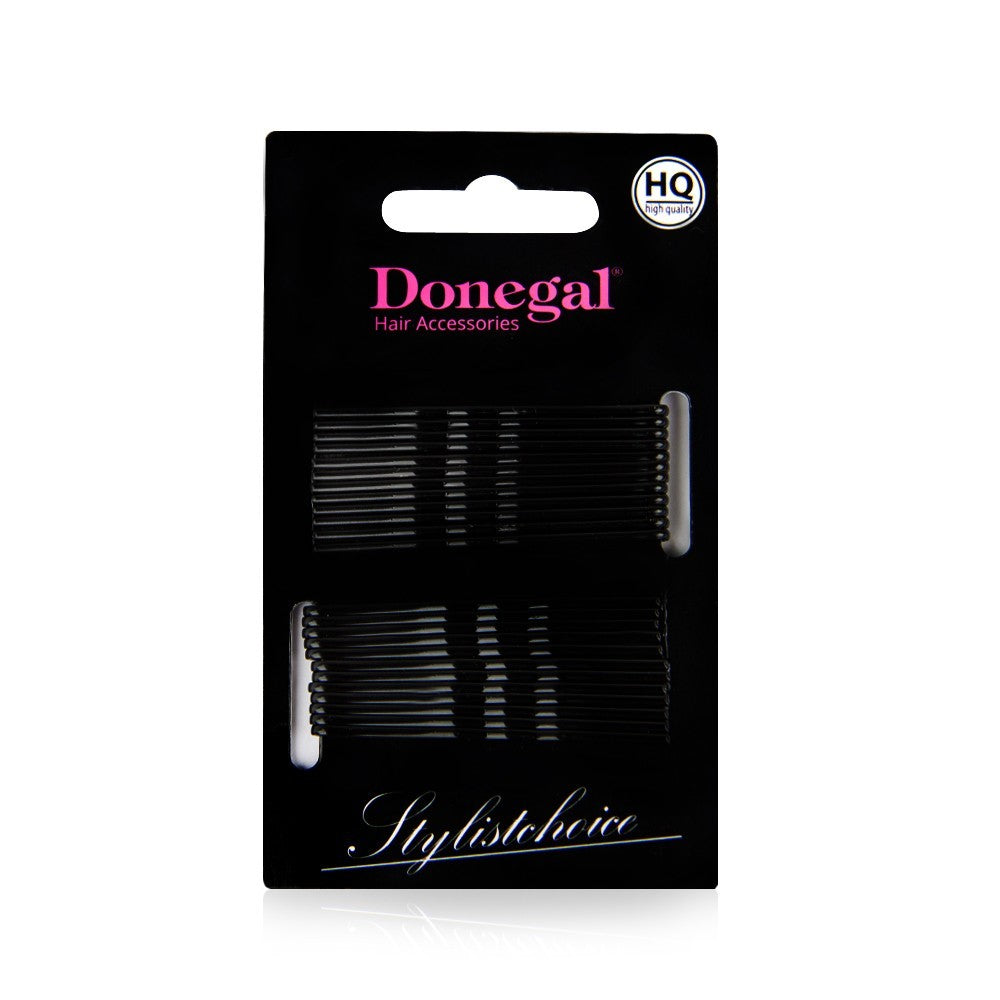 DONEGAL HQ hair pin 5 cm black (5091) 1 pack-24 pcs | Vaistine1.lt | WestPharmacy.eu