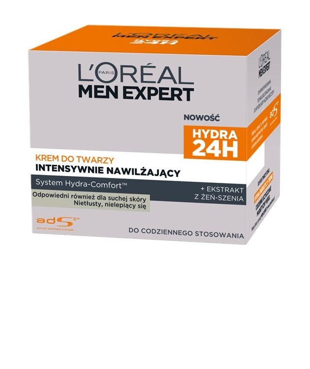 Loreal Men Expert Hydra 24h Intensively Moisturizing Cream 50ml | Vaistine1.lt | WestPharmacy.eu