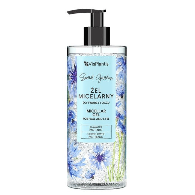 Vis Plantis Herbal Vital Care Micellar Gel for Face and Eyes Cornflower + Panthenol 500ml | Vaistine1.lt | WestPharmacy.eu