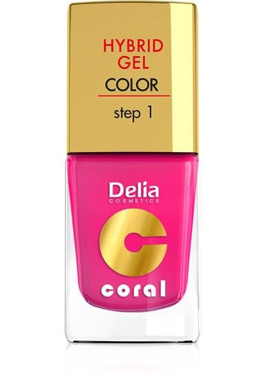 Delia Cosmetics Coral Hybrid Gel Nail Polish No. 03 Pink 11ml | Vaistine1.lt | WestPharmacy.eu