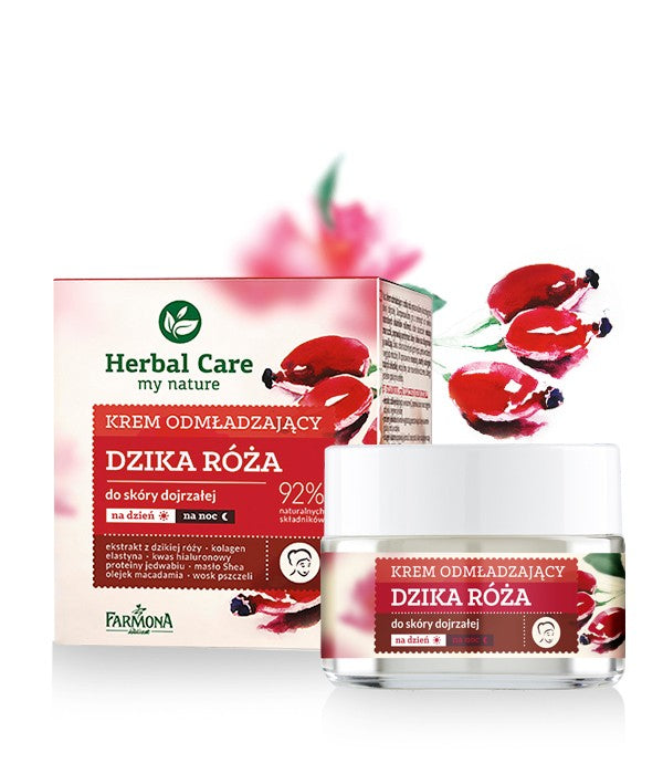 Farmona Herbal Care Rejuvenating Cream with Rose for Day and Night 50ml | Vaistine1.lt | WestPharmacy.eu