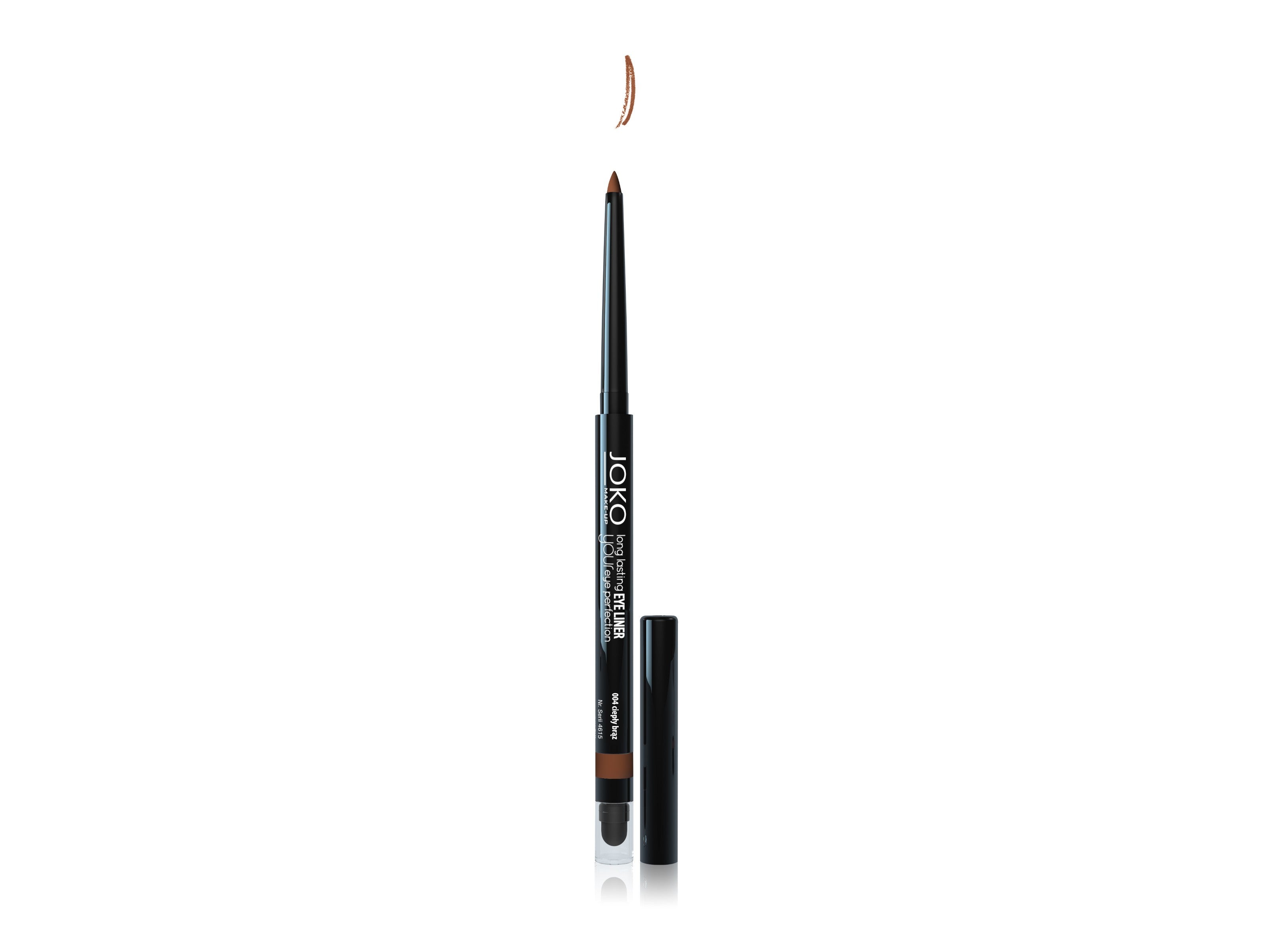 Joko Eyeliner Pencil with Sponge No. 04 Warm Brown 1pc | Vaistine1.lt | WestPharmacy.eu