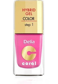 Delia Cosmetics Coral Hybrid Gel Nail Polish No. 22 Candy Pink 11ml | Vaistine1.lt | WestPharmacy.eu