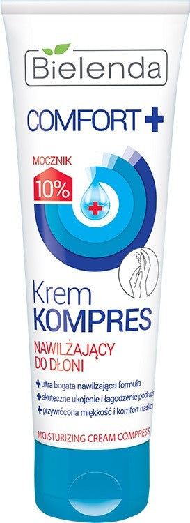 Bielenda Comfort + Moisturizing hand cream-compress 75ml | Vaistine1.lt | WestPharmacy.eu