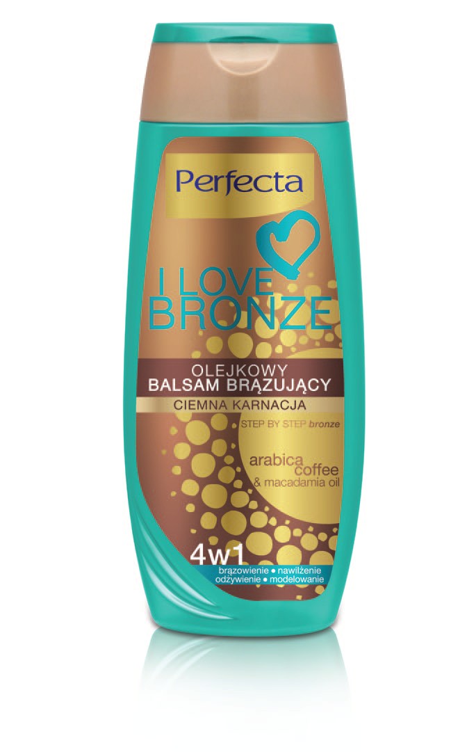 Perfecta I Love Bronze Bronzing oil balm 4in1 dark skin 250ml | Vaistine1.lt | WestPharmacy.eu