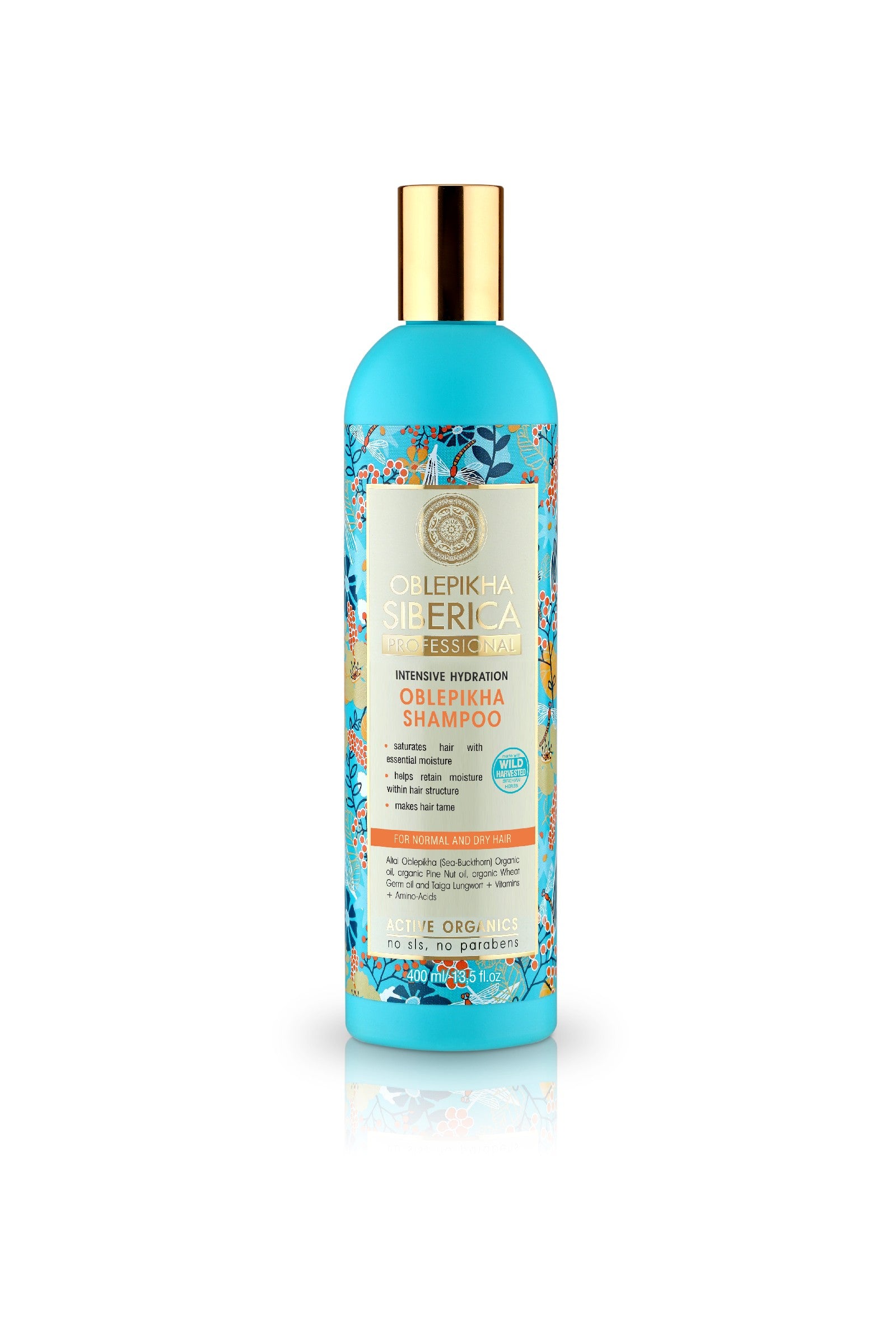 Siberica Oblepikha Professional Moisturizing Shampoo - normal and dry hair 400ml | Vaistine1.lt | WestPharmacy.eu