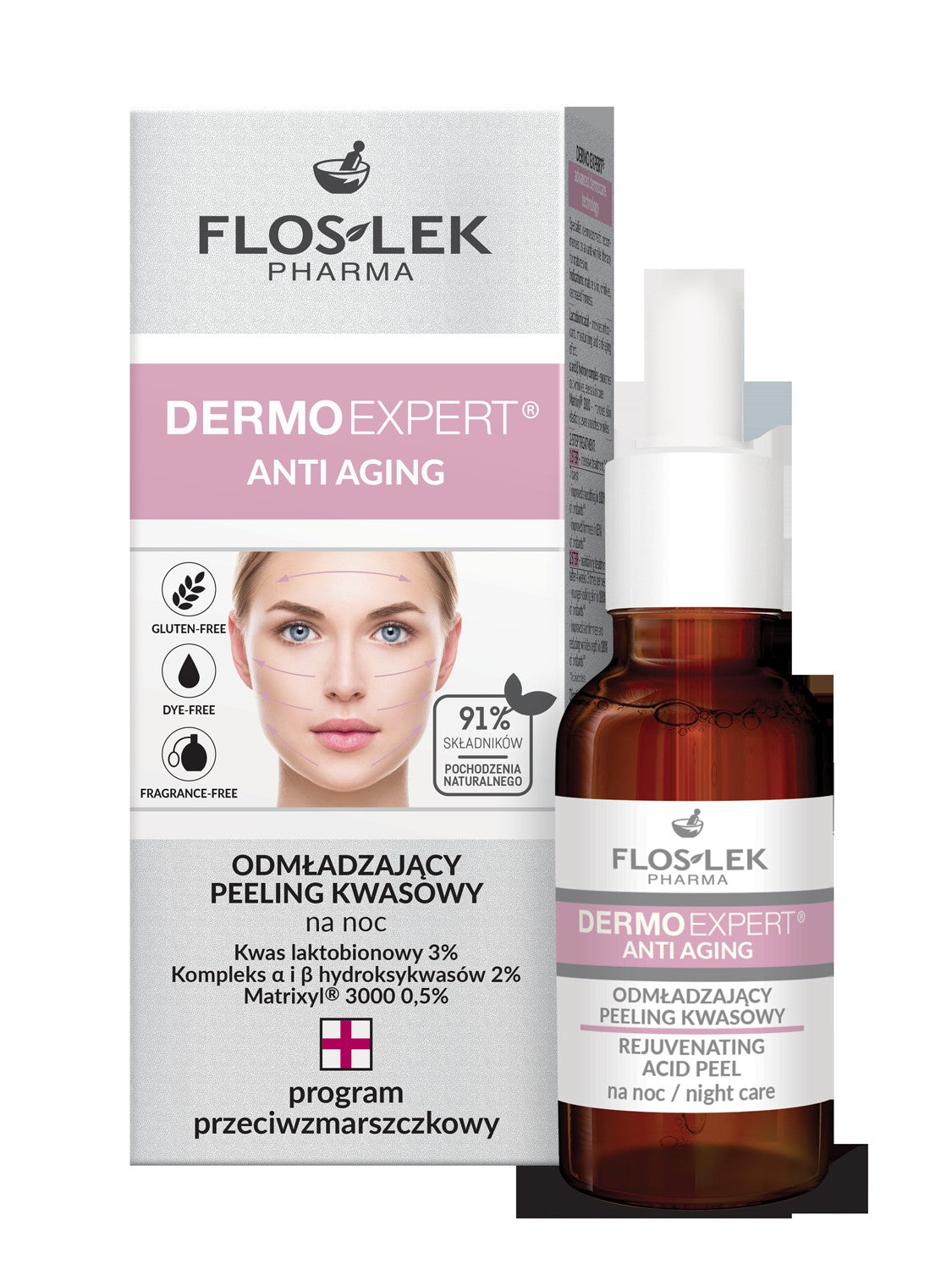 Floslek Pharma Dermo Expert Anti Aging Acid Peeling Rejuvenating Night 30ml | Vaistine1.lt | WestPharmacy.eu