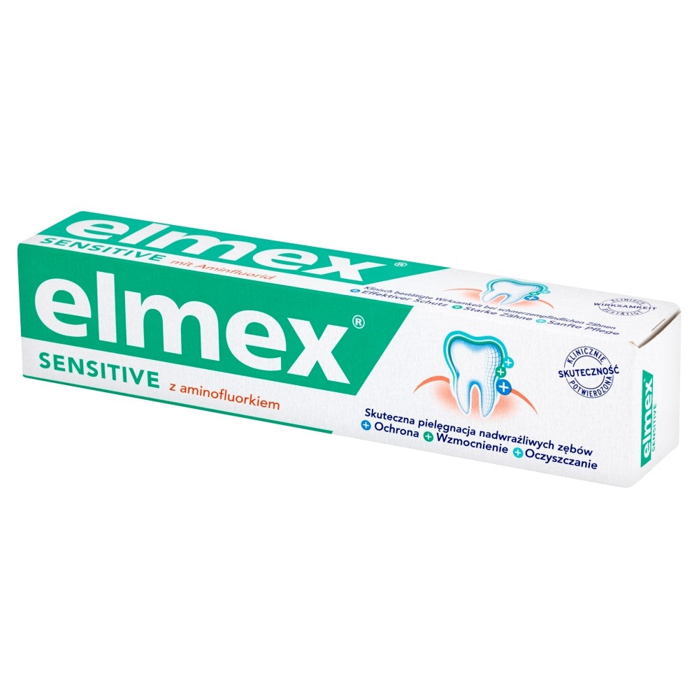 Elmex Sensitive Toothpaste with Aminofluoride 75ml | Vaistine1.lt | WestPharmacy.eu