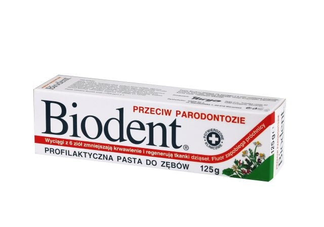 Biodent Toothpaste against periodontitis 125g | Vaistine1.lt | WestPharmacy.eu