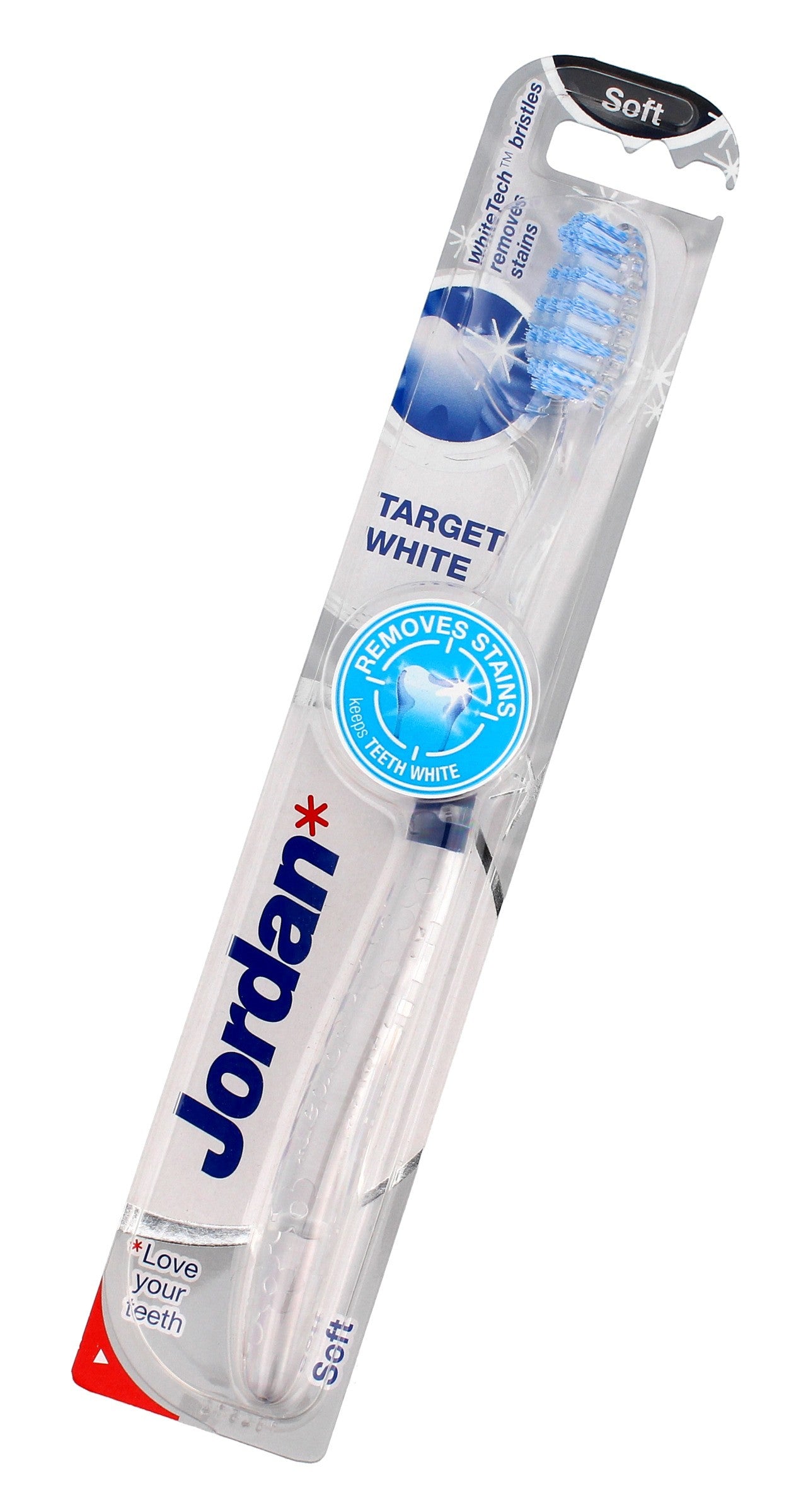 Jordan Target White soft toothbrush 1 piece | Vaistine1.lt | WestPharmacy.eu