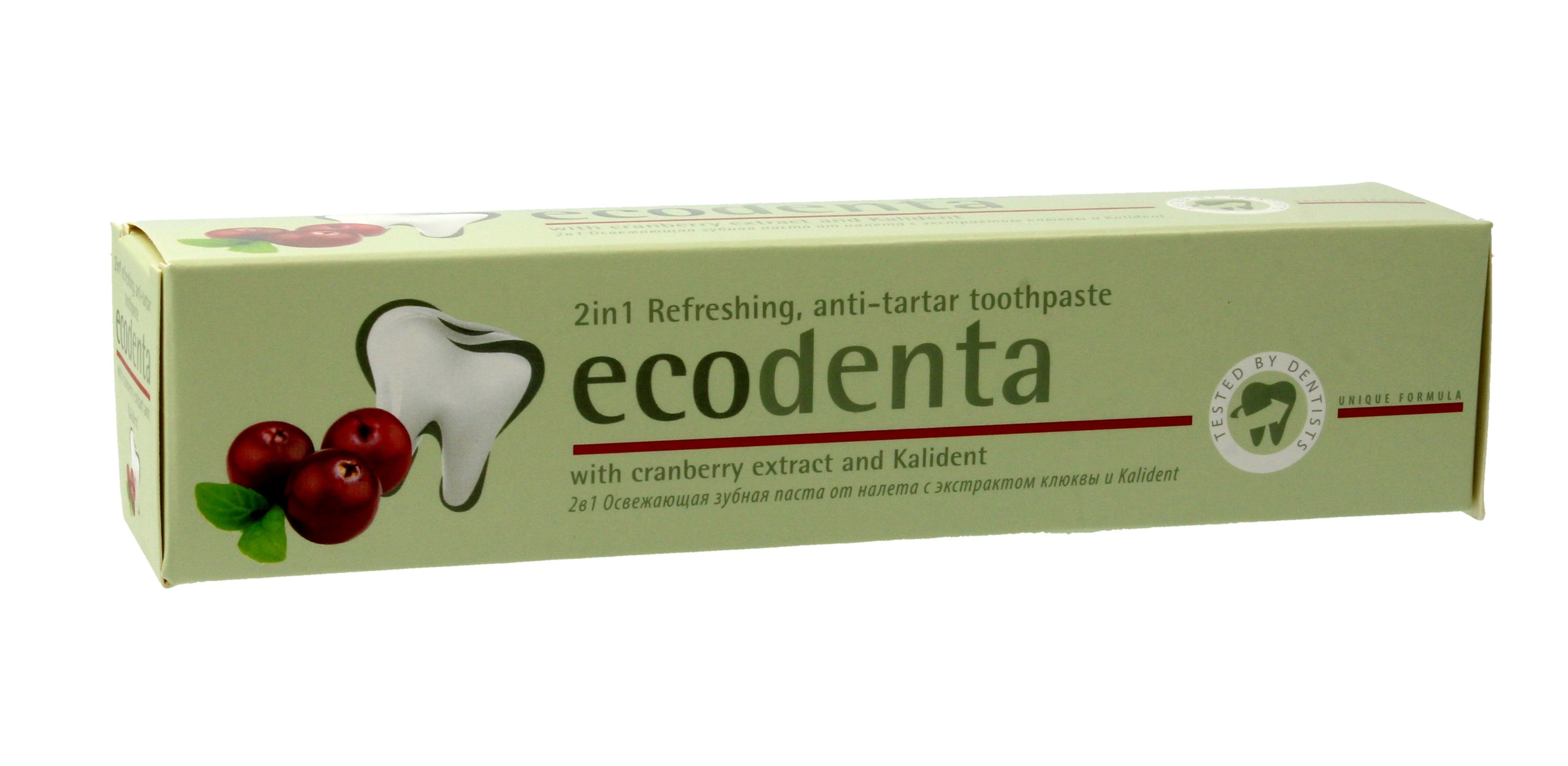 ECODENTA Cranberry tartar control toothpaste | Vaistine1.lt | WestPharmacy.eu