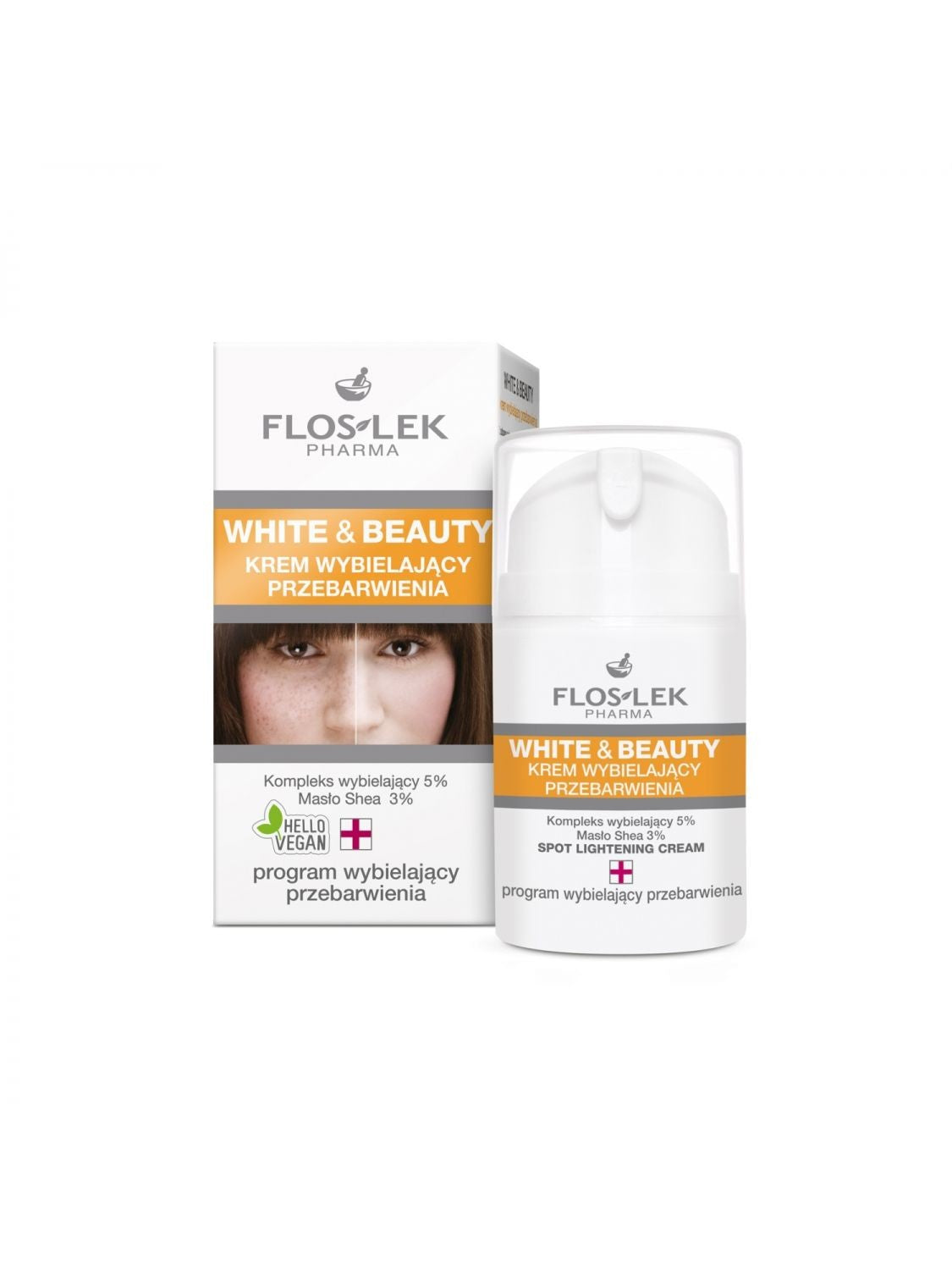Floslek White and Beauty Whitening Cream for Discoloration | Vaistine1.lt | WestPharmacy.eu