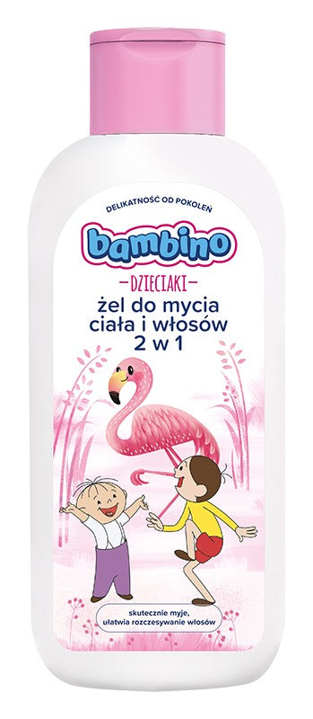 BAMBINO 2-in-1 body and hair wash gel for children and babies "Kids"-on a boat 400ml | Vaistine1.lt | WestPharmacy.eu