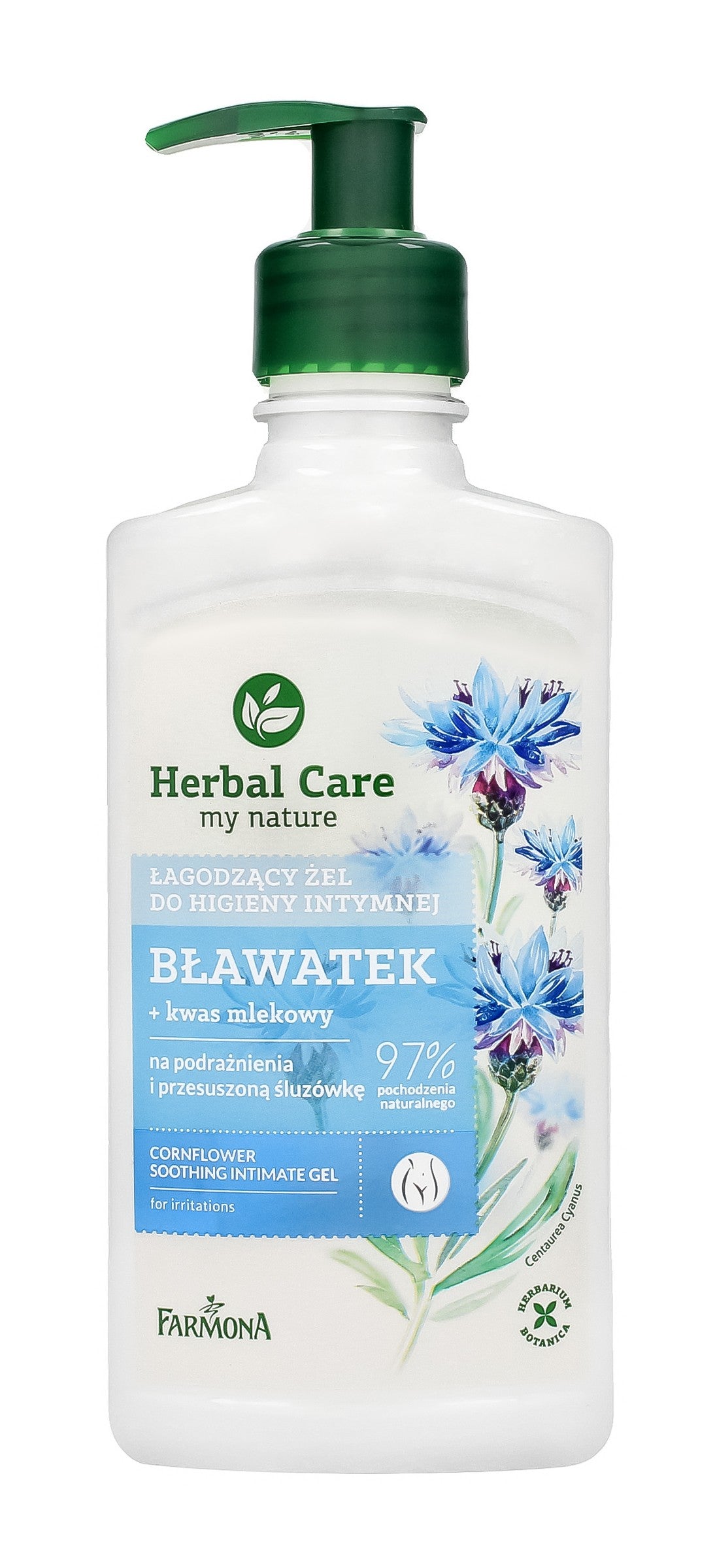 Farmona Herbal Care Soothing Intimate Hygiene Gel Cornflower 330ml | Vaistine1.lt | WestPharmacy.eu