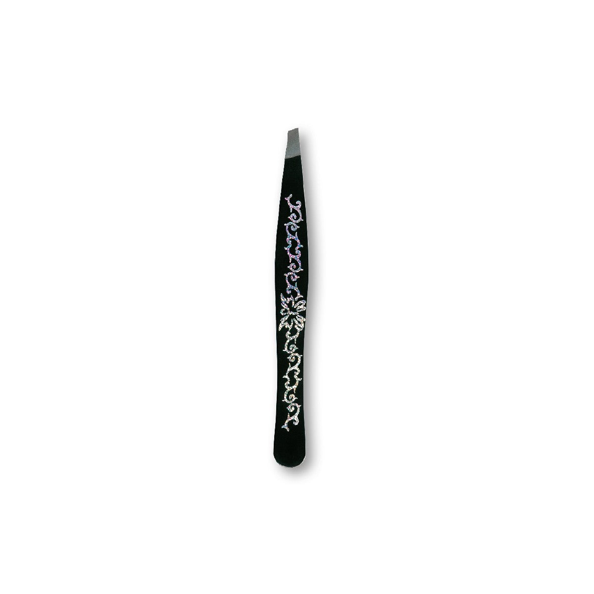 Top Choice Makeup Diagonal tweezers "Hologram" (75704) 1 pc | Vaistine1.lt | WestPharmacy.eu