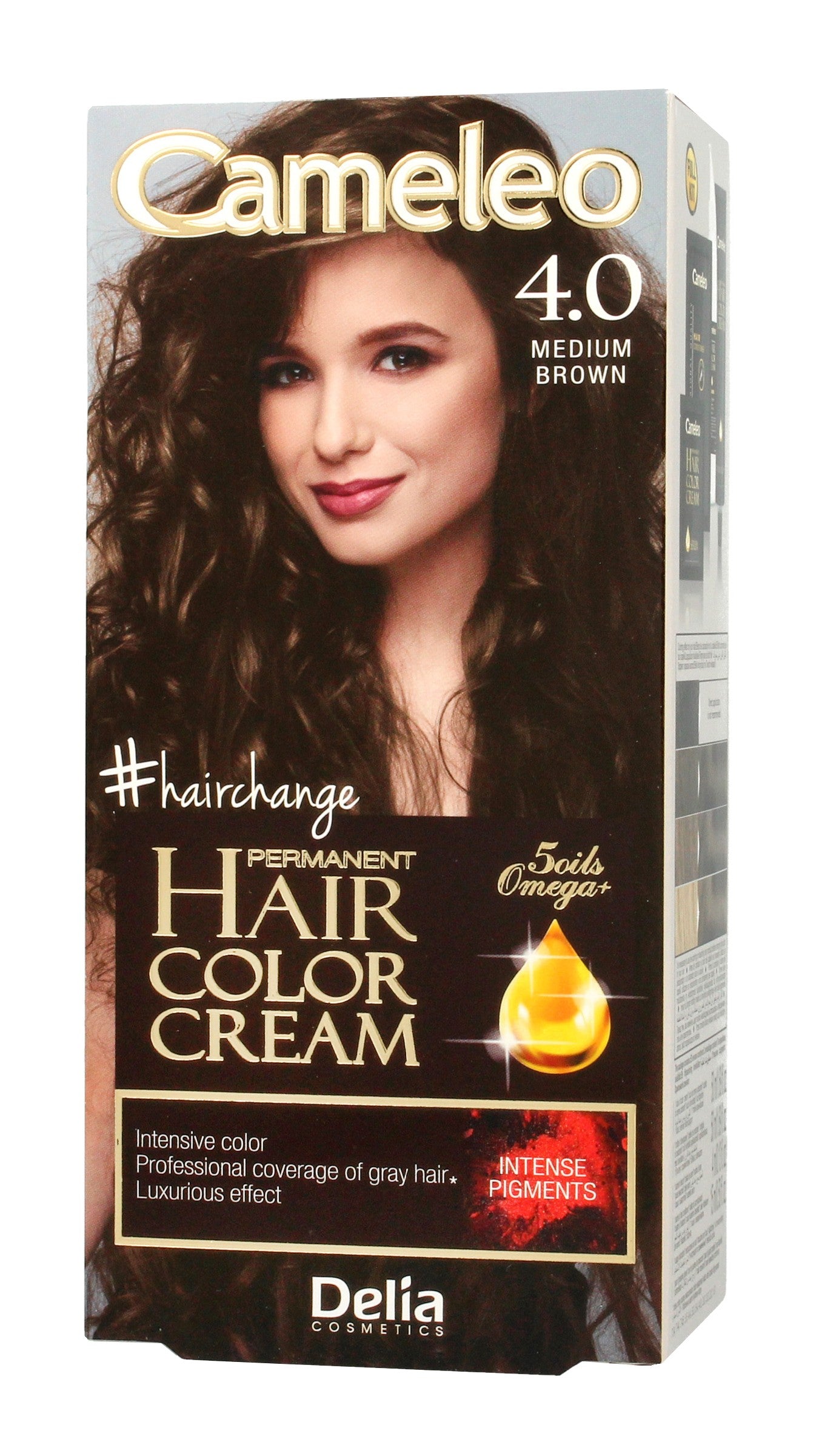 Delia Cosmetics Cameleo HCC Permanent Hair Color Omega+ No. 4.0 Medium Brown 1op. | Vaistine1.lt | WestPharmacy.eu
