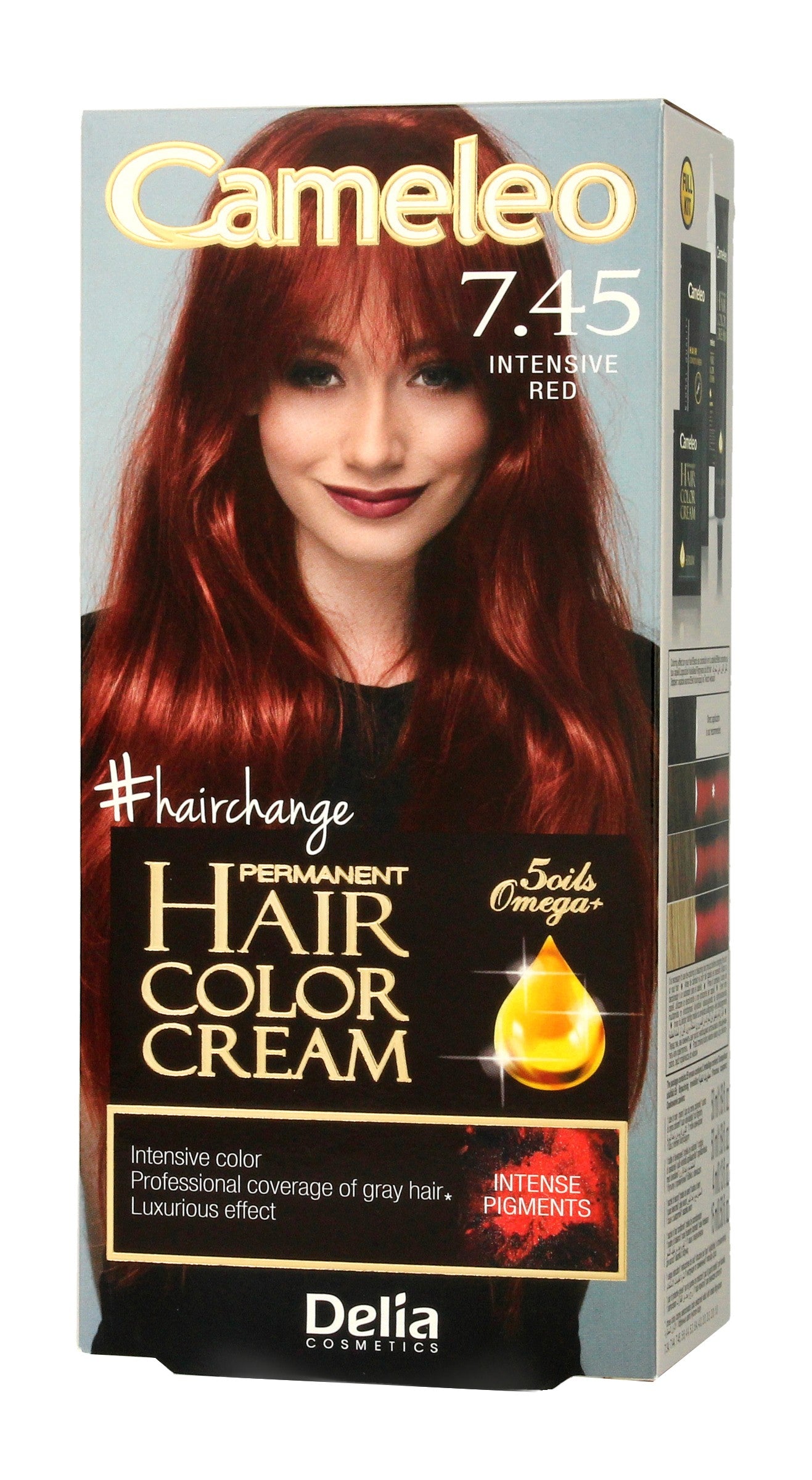 Delia Cosmetics Cameleo HCC Permanent Hair Color Omega+ No. 7.45 Intensive Red 1op. | Vaistine1.lt | WestPharmacy.eu