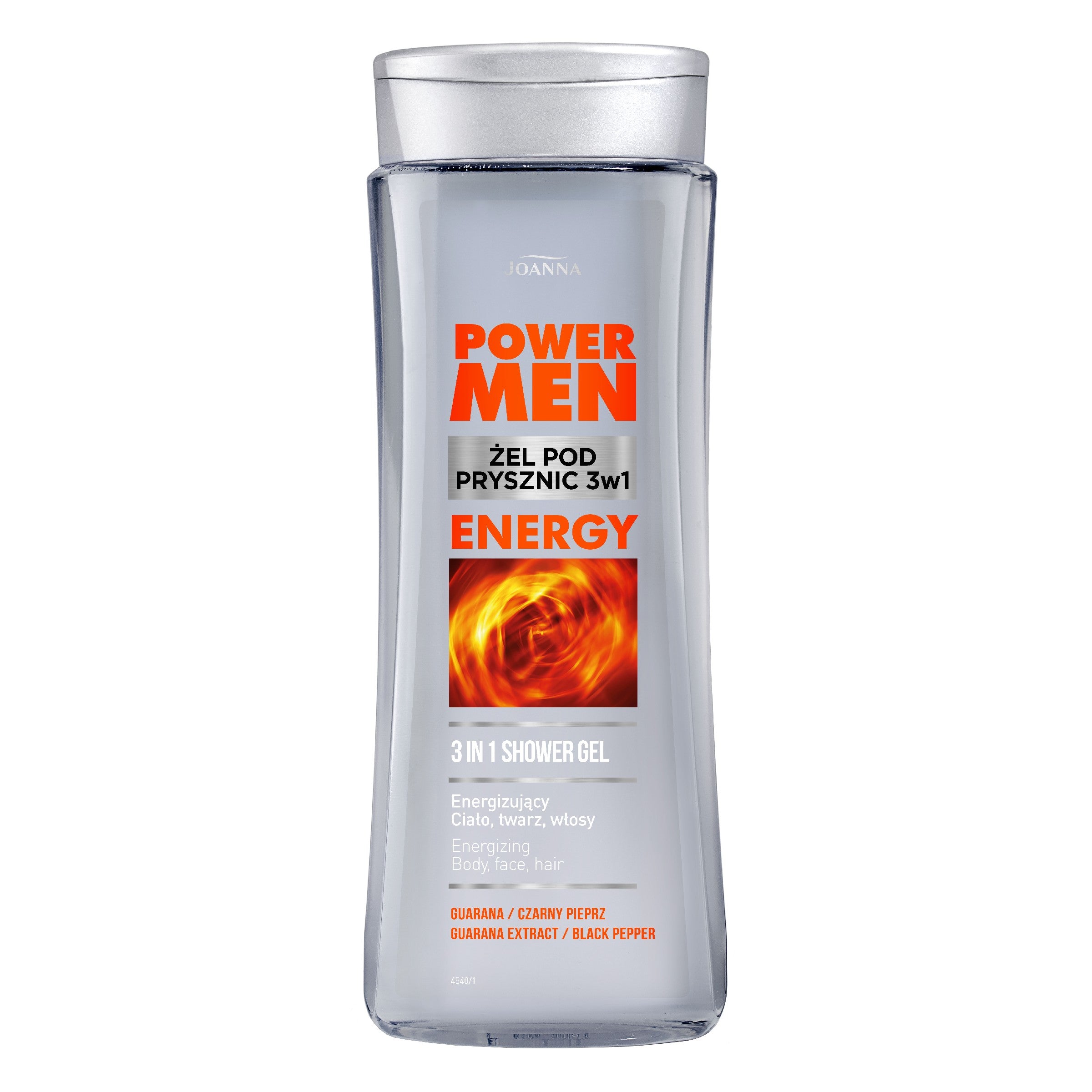 Joanna Power Men Shower Gel Black Pepper and Guarana 300ml | Vaistine1.lt | WestPharmacy.eu