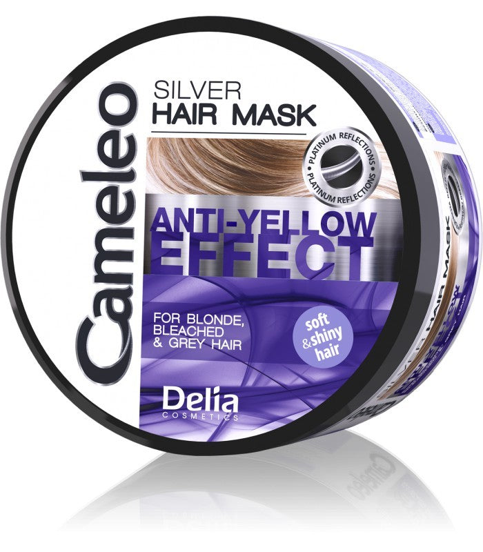 Delia Cosmetics Cameleo Silver Hair Mask against yellow shades 200ml | Vaistine1.lt | WestPharmacy.eu