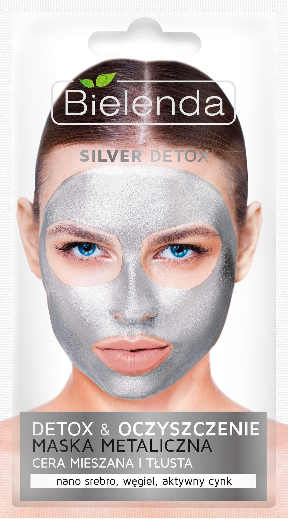 Bielenda Silver Detox Cleansing Metallic Mask - combination and oily skin 8g | Vaistine1.lt | WestPharmacy.eu