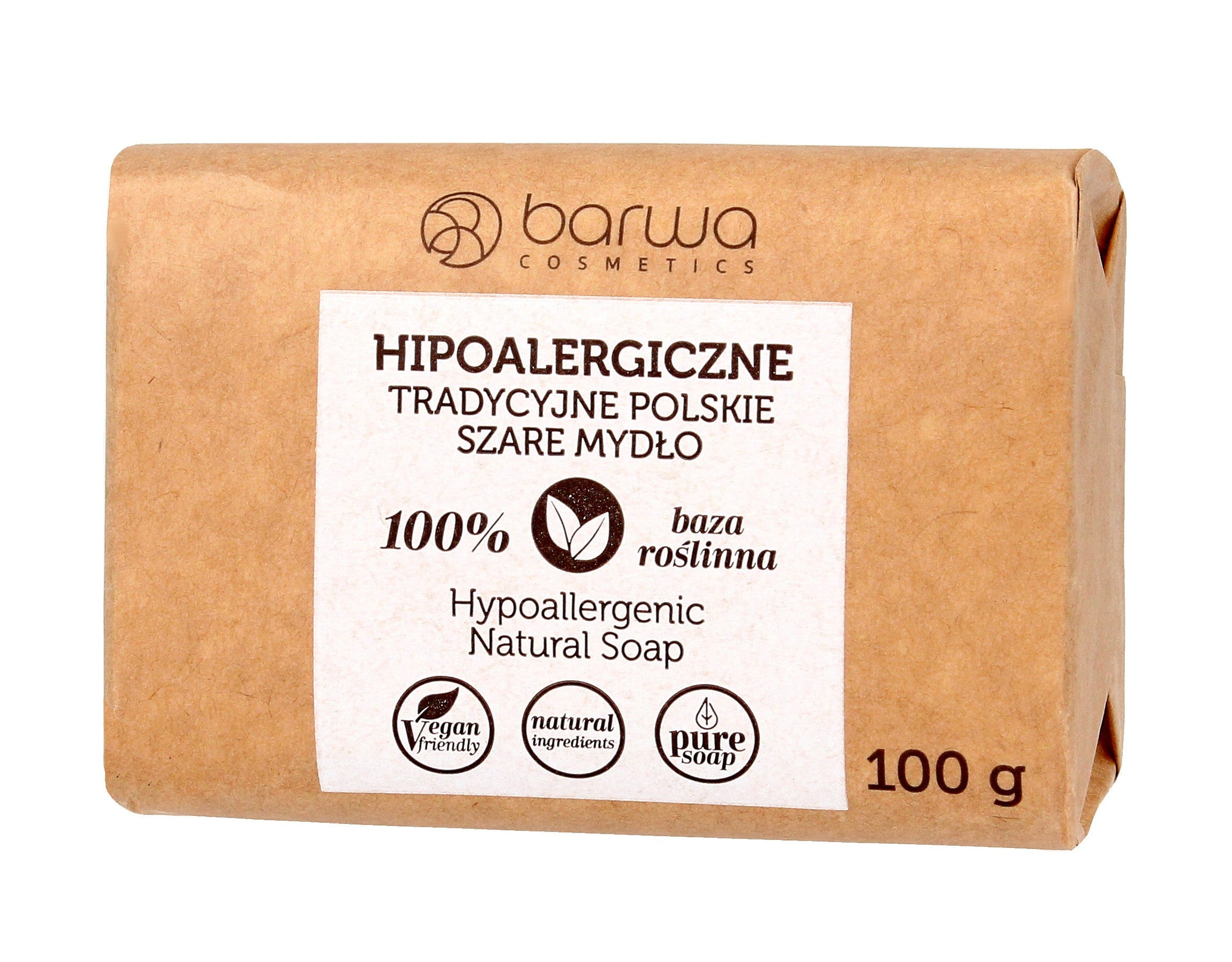 BARWA Hypoallergenic Gray Traditional Polish soap in bars 100g | Vaistine1.lt | WestPharmacy.eu