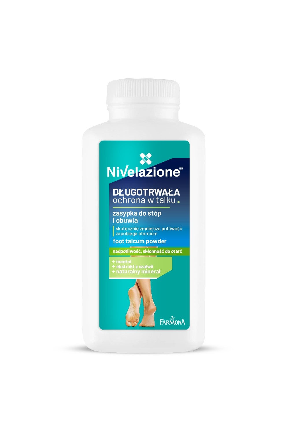 Farmona Nivelazione Footy Powder for feet and shoes "Long-lasting Protection in Talc" 110g | Vaistine1.lt | WestPharmacy.eu