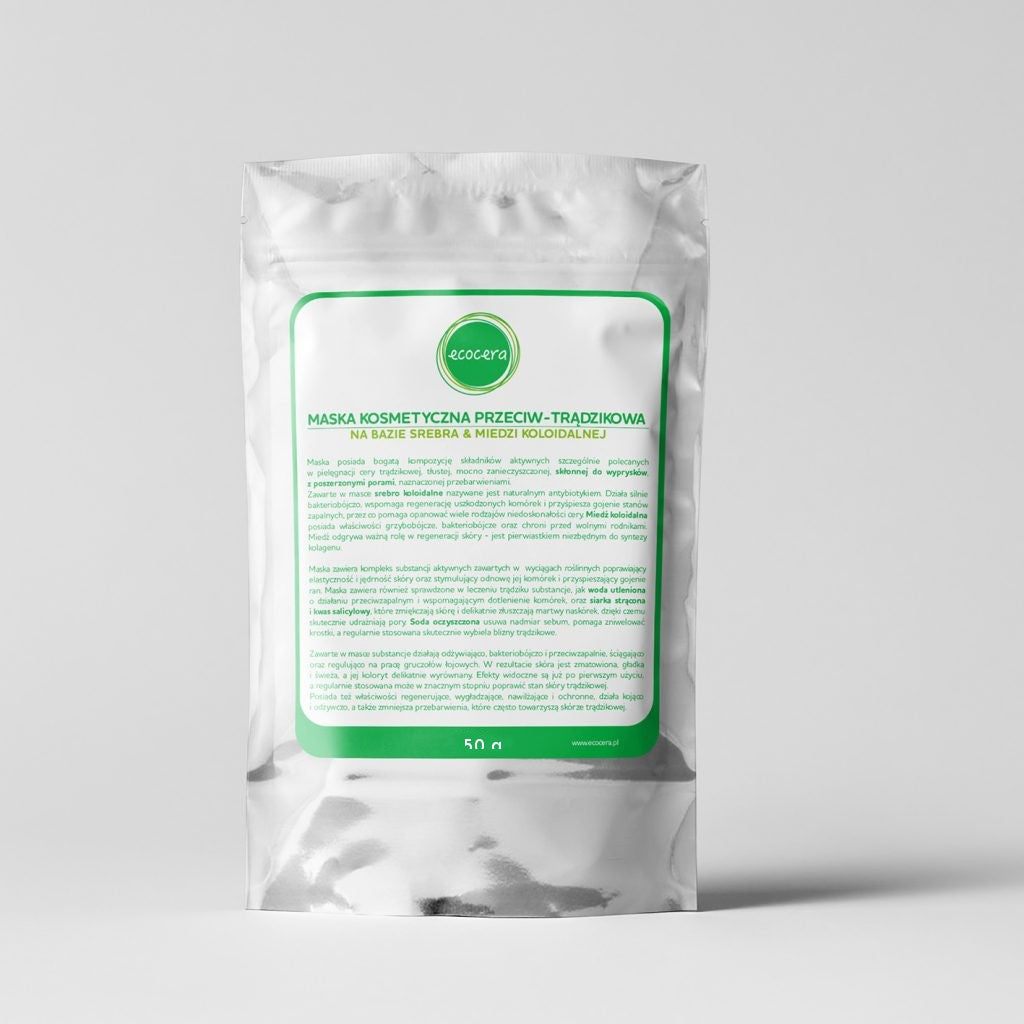 ECOCERA anti-acne mask silver & copper 50g | Vaistine1.lt | WestPharmacy.eu