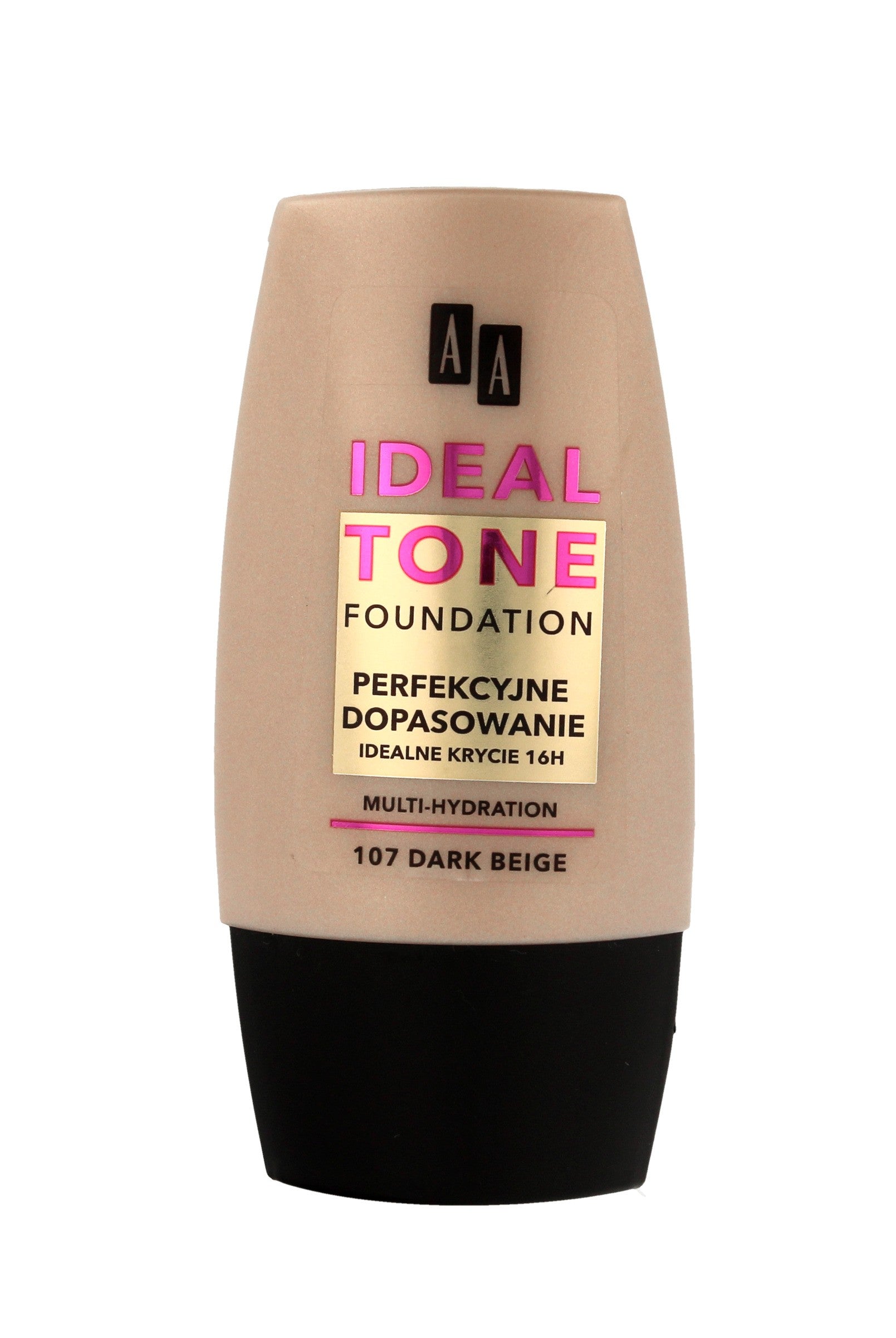 AA Make Up Ideal Tone Foundation "Perfect Match" No. 107 dark beige 30ml | Vaistine1.lt | WestPharmacy.eu