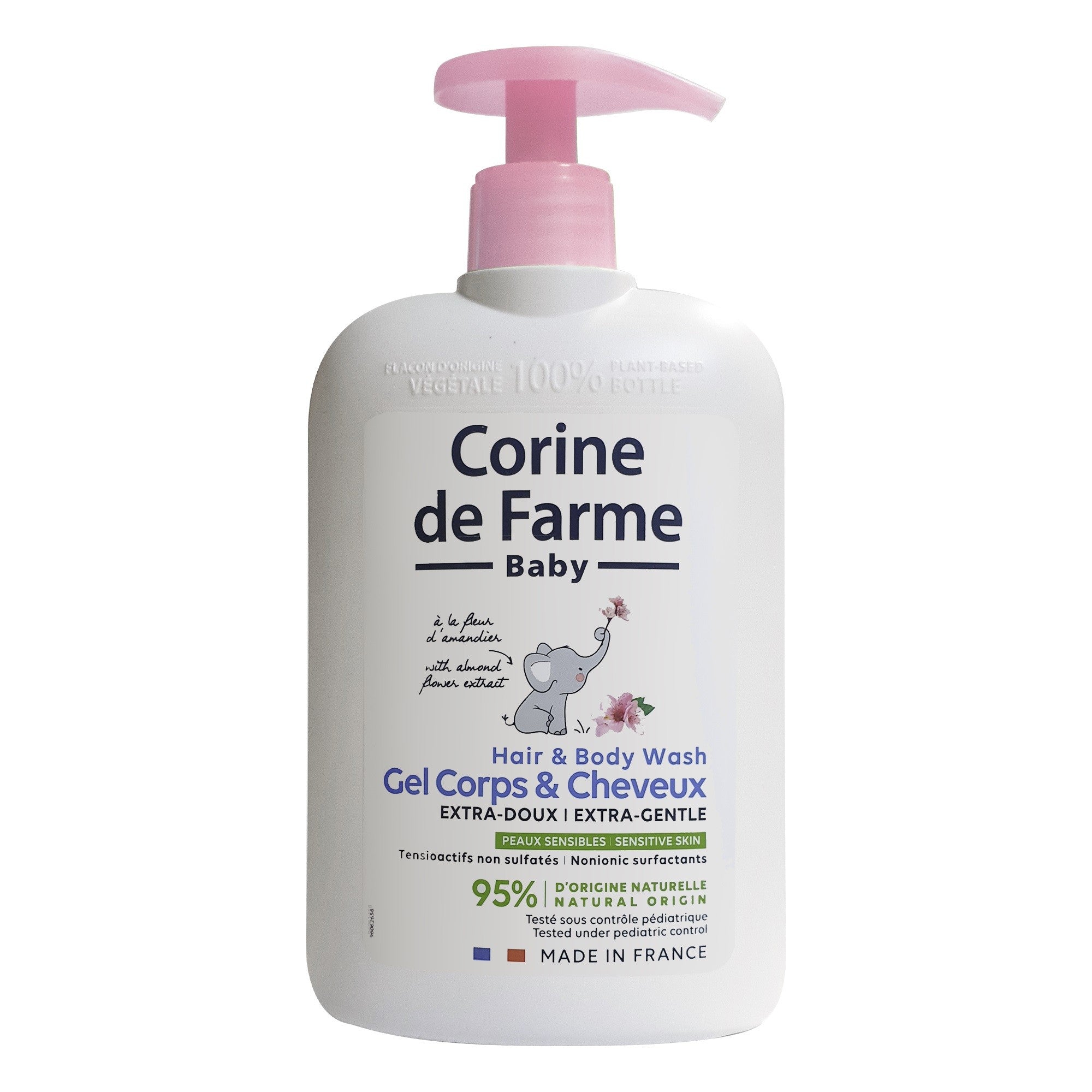 Corine de Farme BeBe Extra delicate body and hair wash gel 2in1 almond 500ml | Vaistine1.lt | WestPharmacy.eu