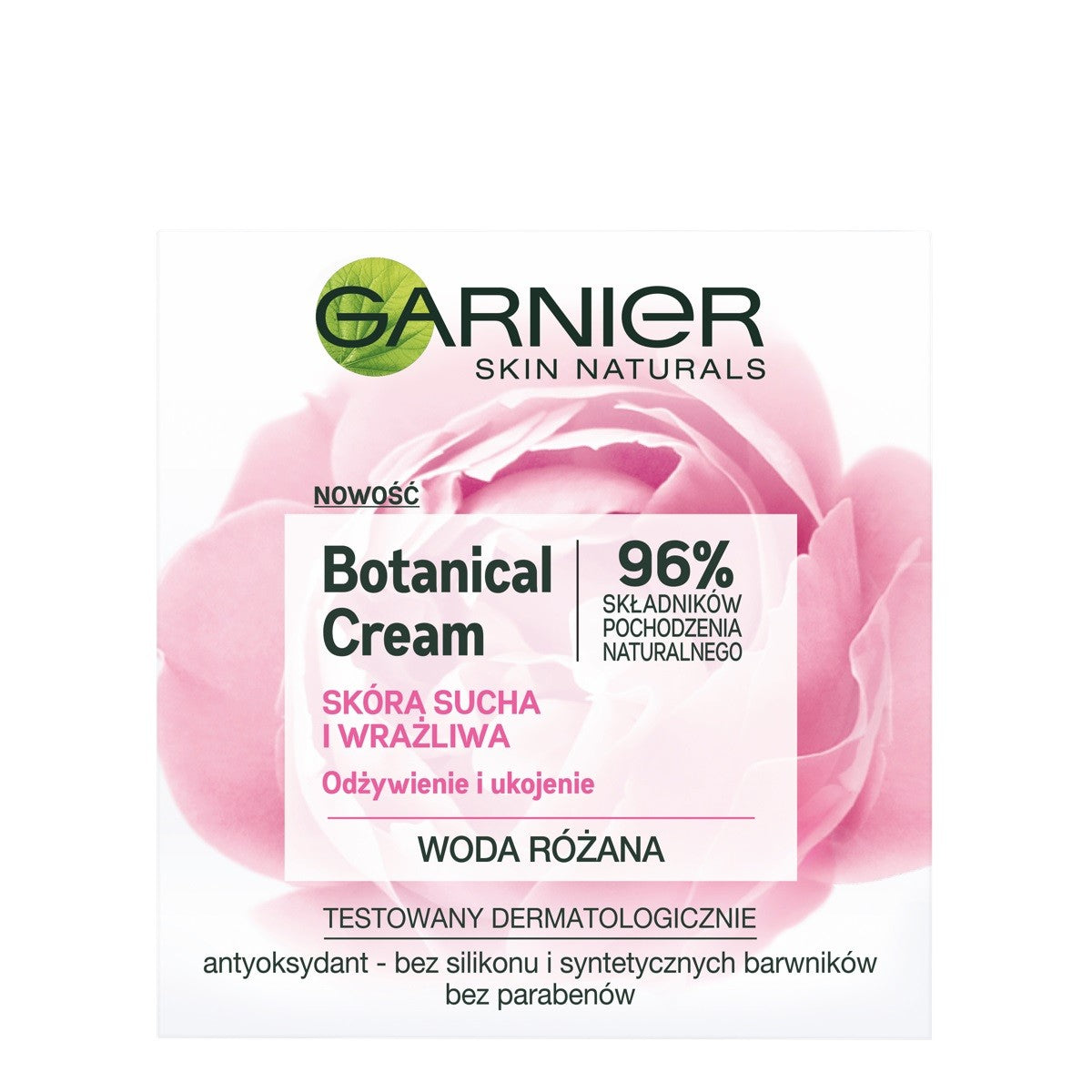Garnier Skin Naturals Botanical Rose Water Nourishing and Soothing Cream 50ml | Vaistine1.lt | WestPharmacy.eu