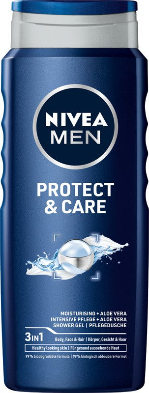 Nivea Men Protect & Care Shower Gel 500ml | Vaistine1.lt | WestPharmacy.eu