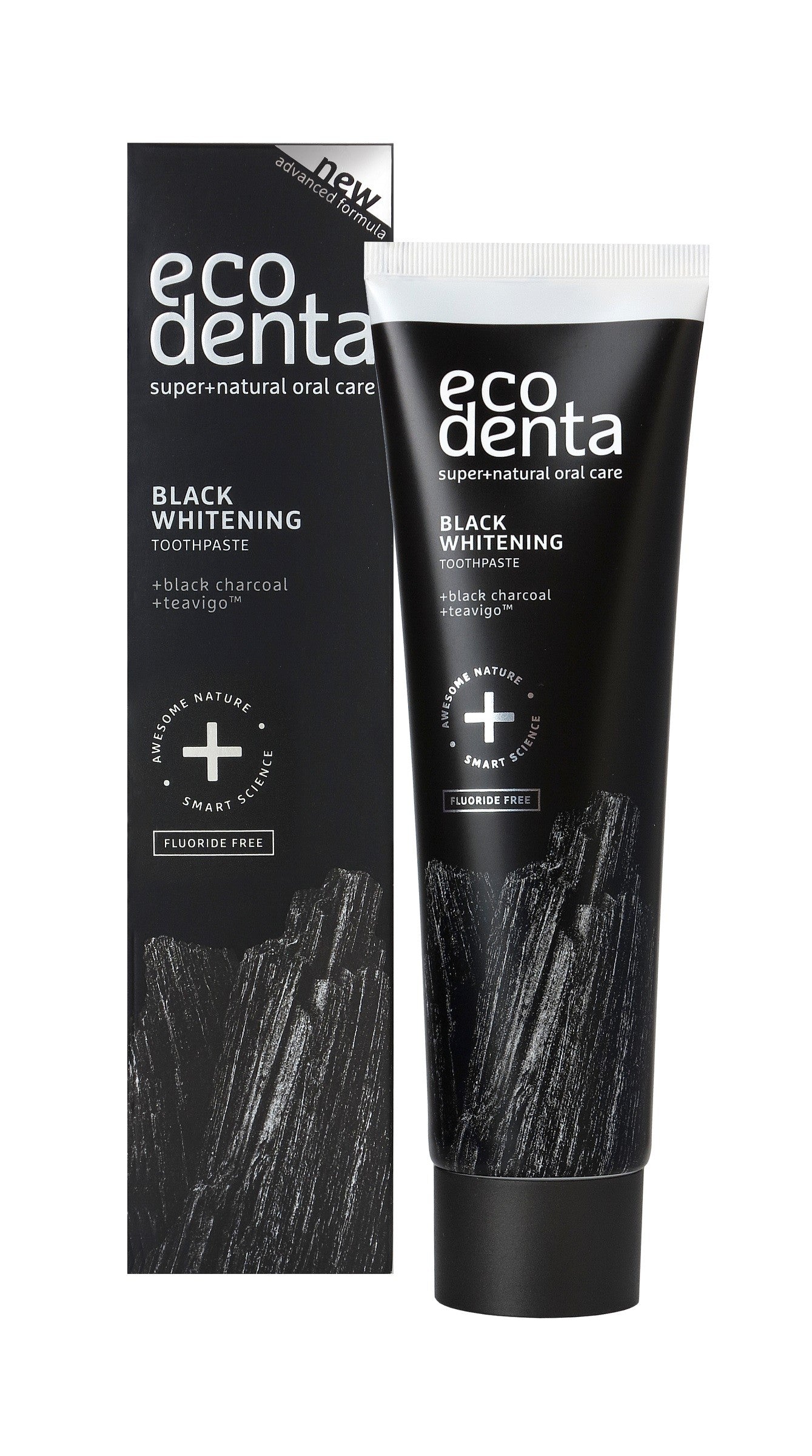 ECODENTA Whitening Toothpaste with Activated Charcoal Extra 100ml | Vaistine1.lt | WestPharmacy.eu