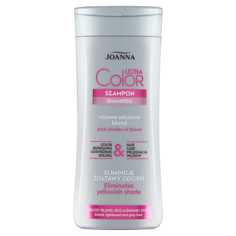 Joanna Ultra Color System Pink Shampoo for blonde, lightened, and gray hair 200ml | Vaistine1.lt | WestPharmacy.eu