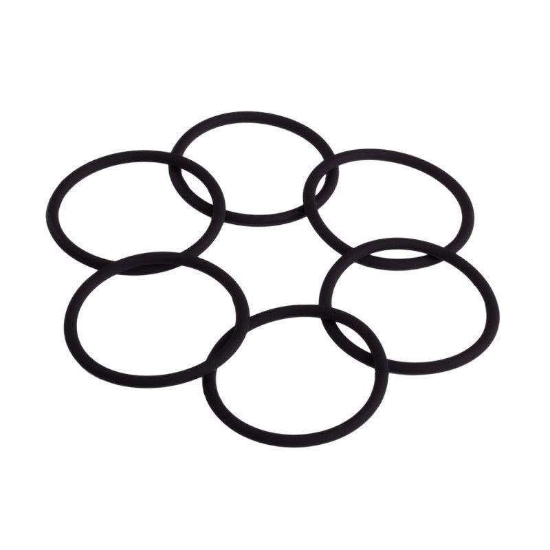 DONEGAL hair rubber band black (FA-5820) 1 pack - 12 pcs | Vaistine1.lt | WestPharmacy.eu