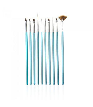 NEESS Set of nail art brushes (4069) 1 pack - 10 pcs | Vaistine1.lt | WestPharmacy.eu