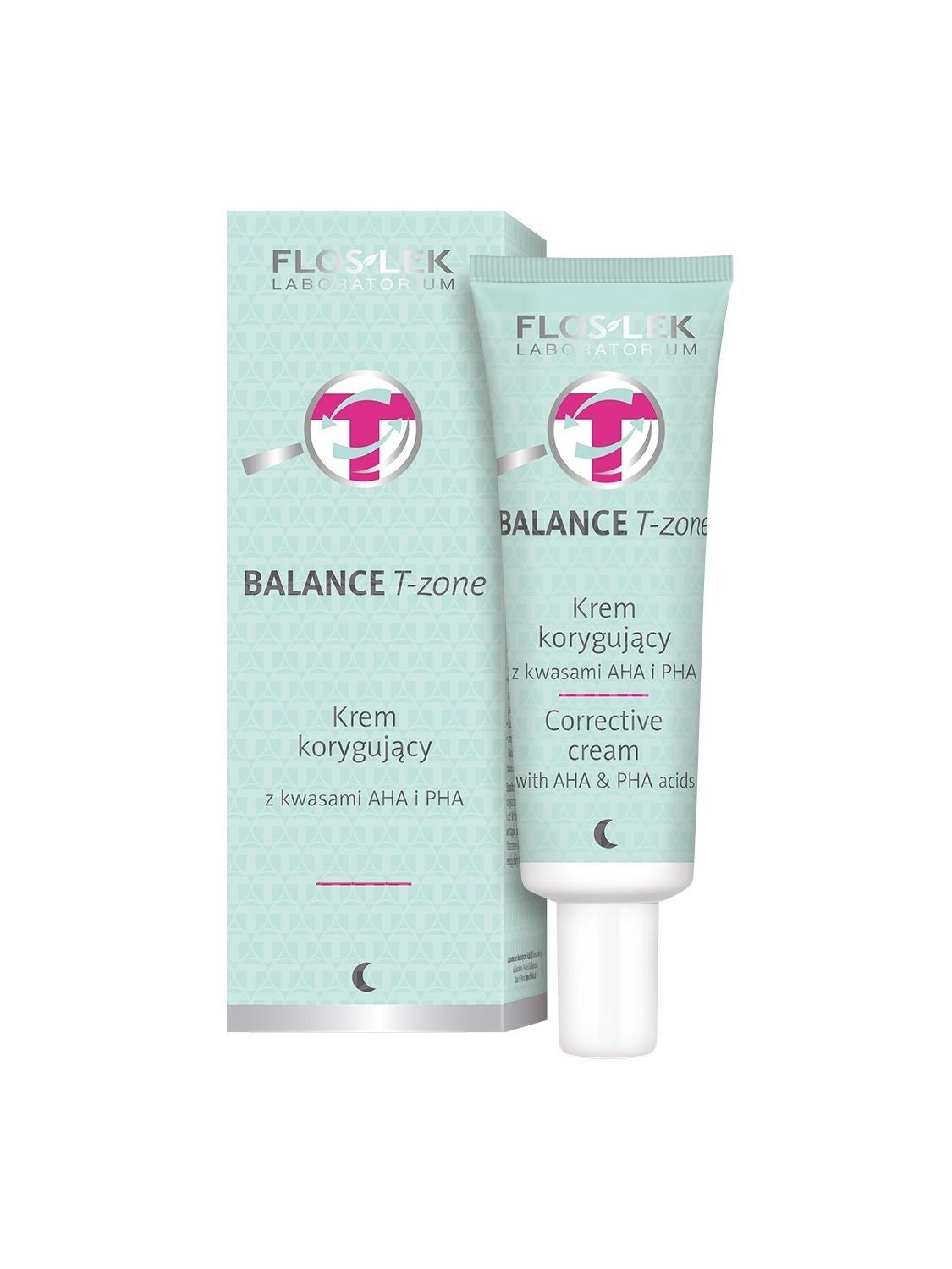 Floslek Balance T-Zone Correcting Cream with AHA and PHA acids for mixed skin 50ml | Vaistine1.lt | WestPharmacy.eu