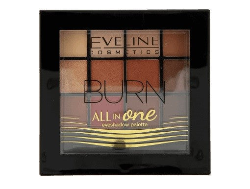 Eveline All in One Eyeshadow Palette Eyeshadow Burn - palette 12g | Vaistine1.lt | WestPharmacy.eu