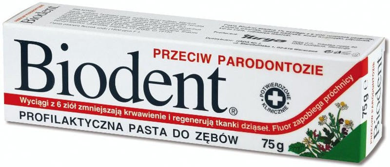 Biodent Toothpaste for Periodontitis 75g | Vaistine1.lt | WestPharmacy.eu