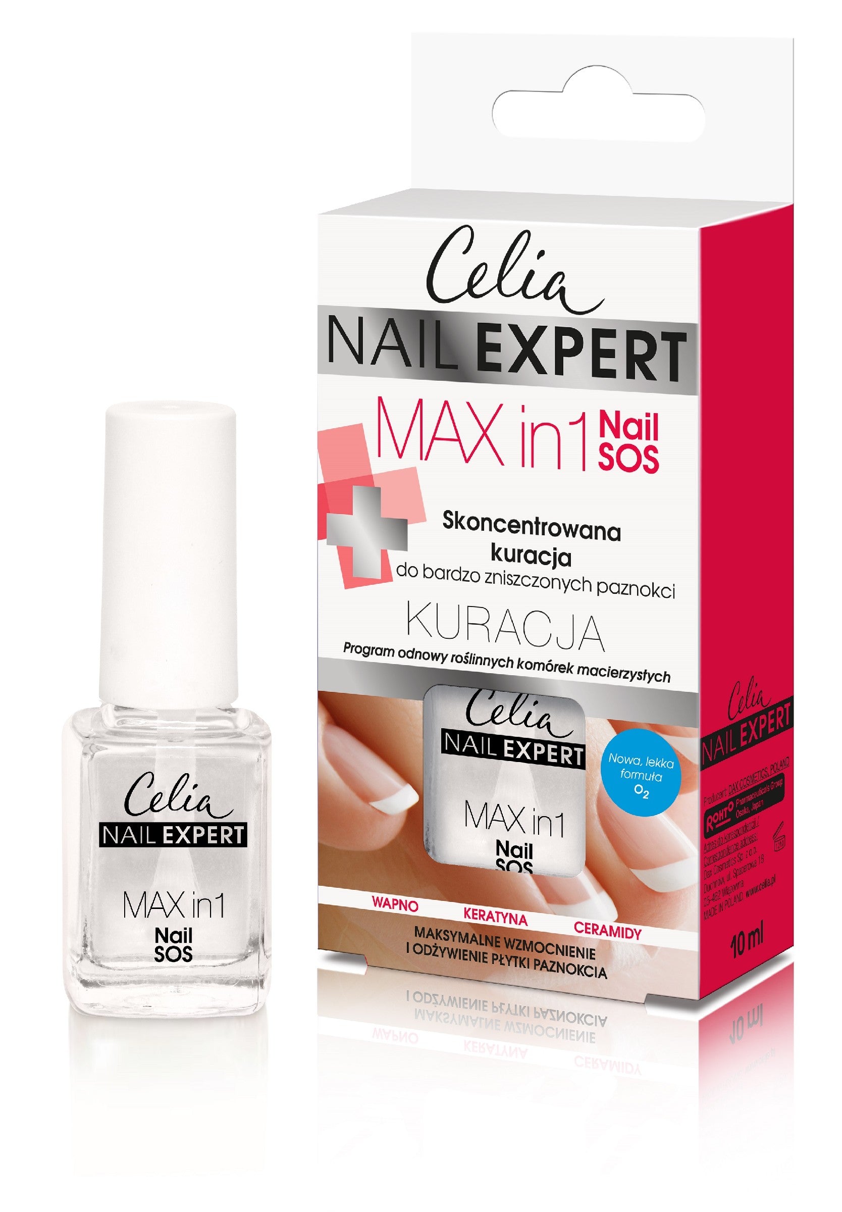 Celia Nail Expert Concentrated Nail Treatment Max in 1 Nail SOS 10ml | Vaistine1.lt | WestPharmacy.eu