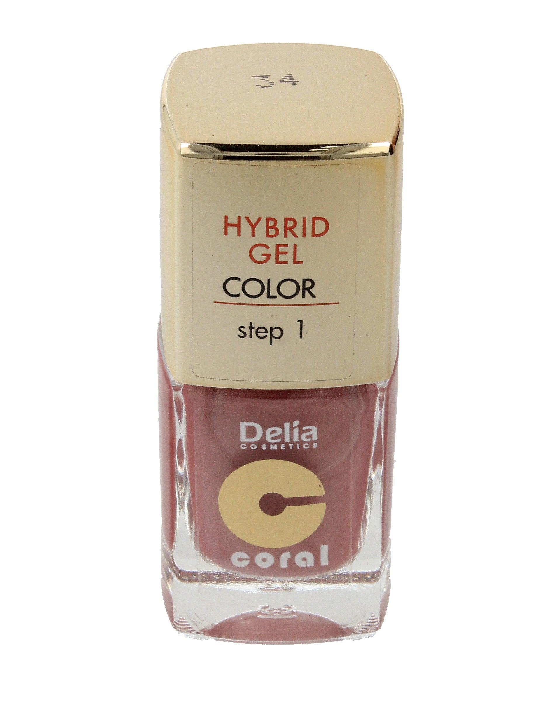 Delia Cosmetics Coral Hybrid Gel Nail Polish No. 34 Skin Pearl 11ml | Vaistine1.lt | WestPharmacy.eu