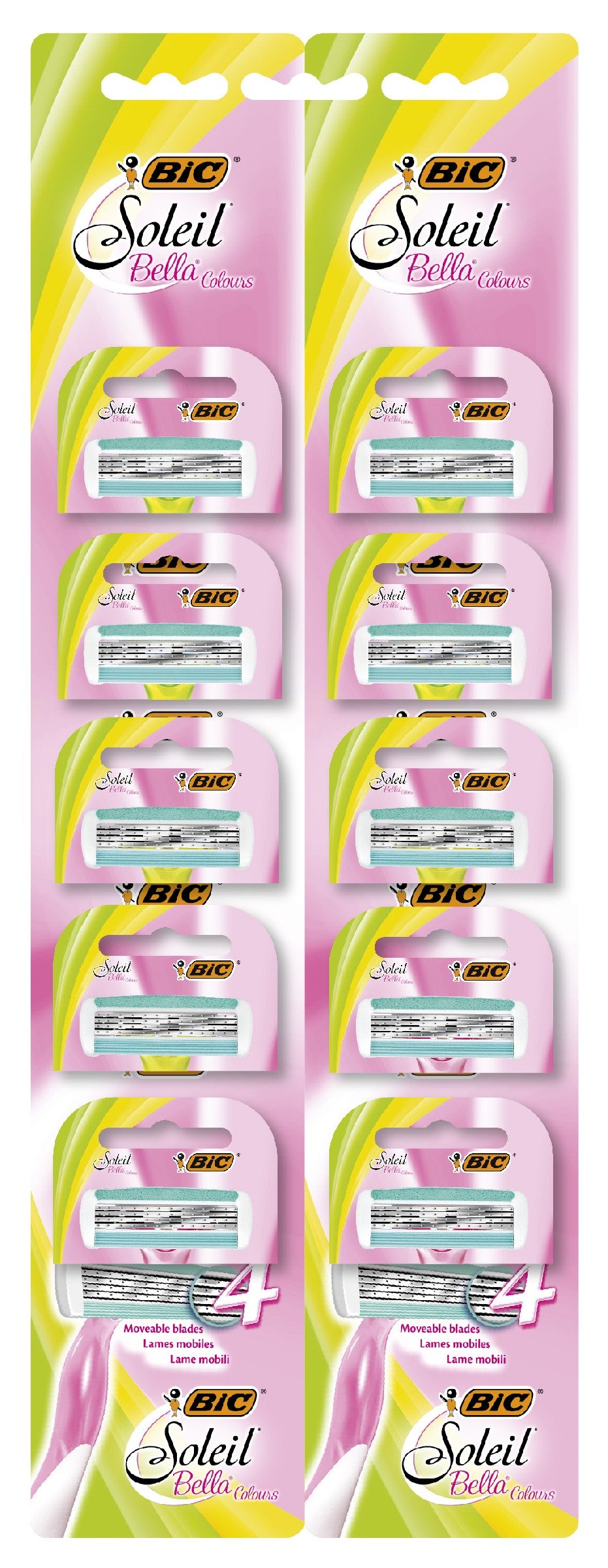 Bic Soleil Bella Colours Shaving Razor 1 pack - 10 pieces | Vaistine1.lt | WestPharmacy.eu